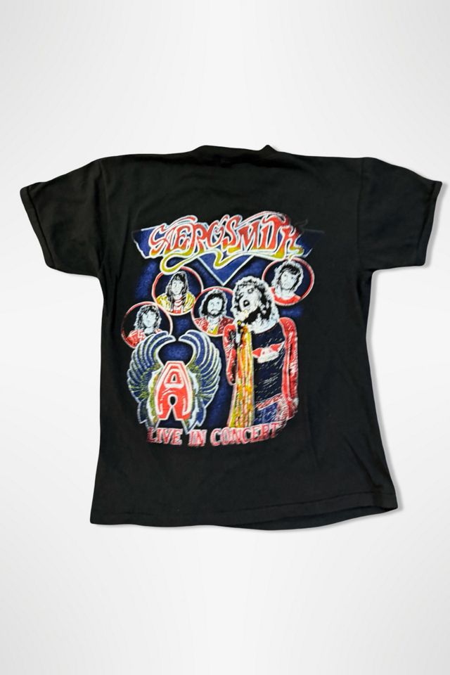 1980s Aerosmith Rock And A Hard Place Band Tour Tee Selected By Ritual Vintage #1