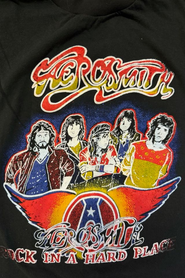 1980s Aerosmith Rock And A Hard Place Band Tour Tee Selected By Ritual Vintage #2