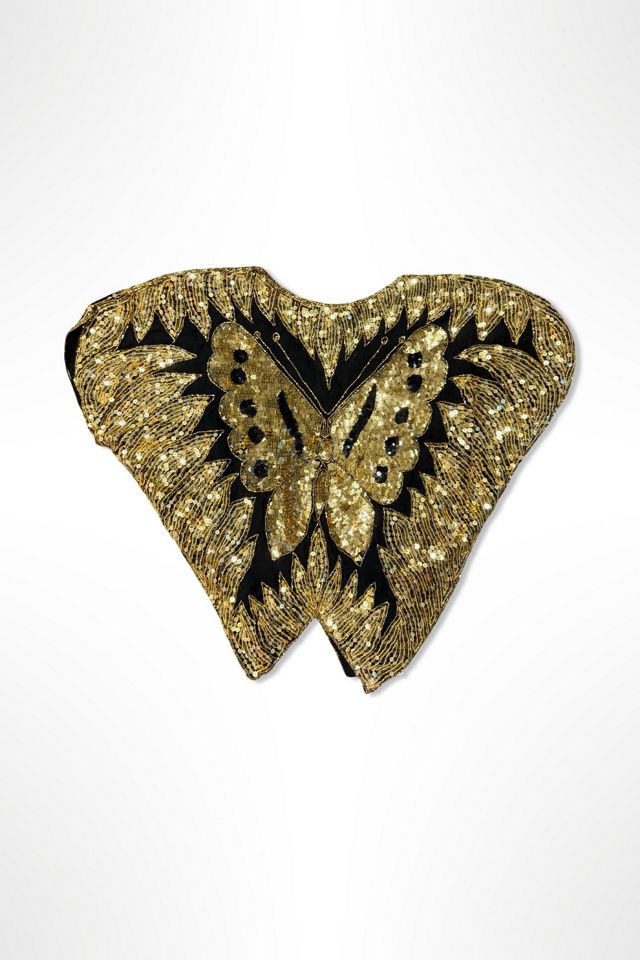 1970s Butterfly Disco Sequin Top Selected By Ritual Vintage #1