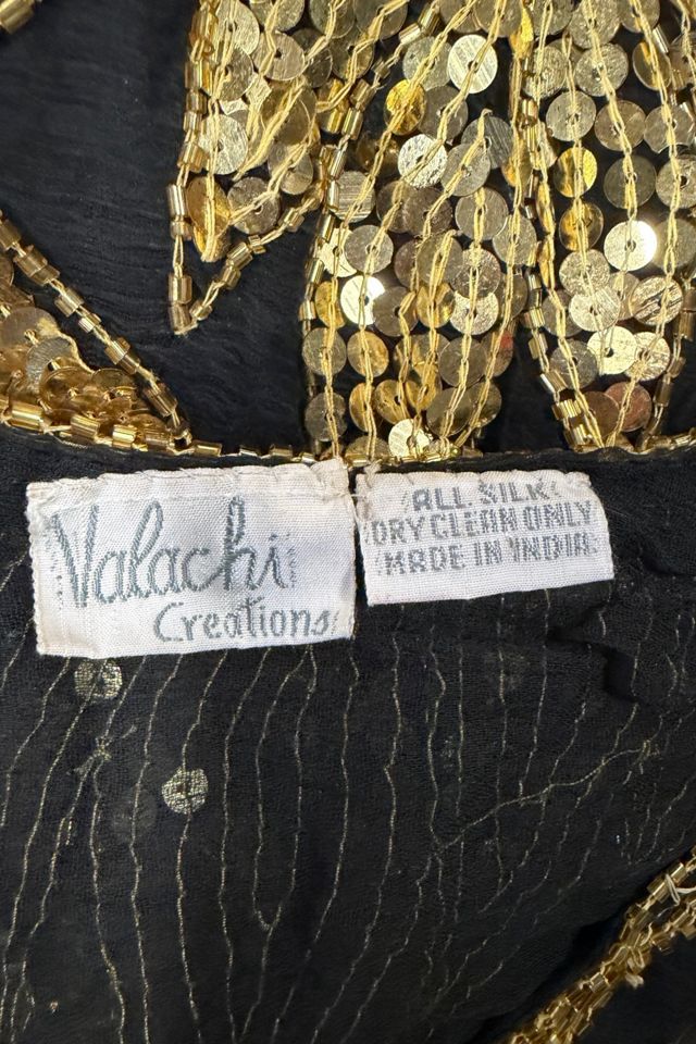 1970s Butterfly Disco Sequin Top Selected By Ritual Vintage #2