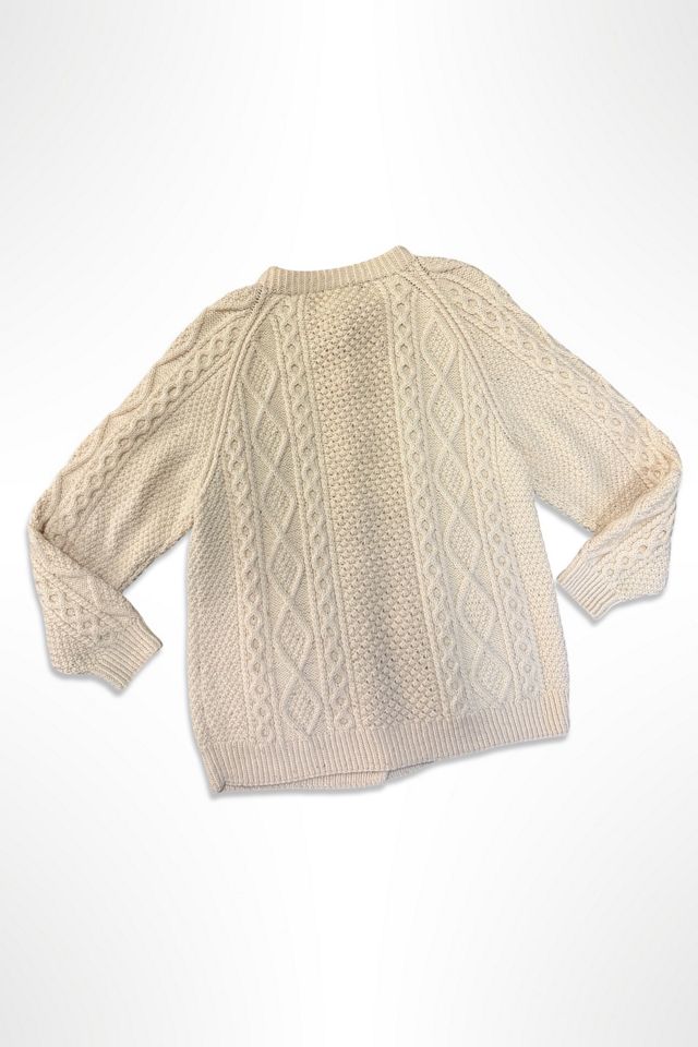 Vintage Handknit Fisherman Cardigan Selected By Ritual Vintage #1