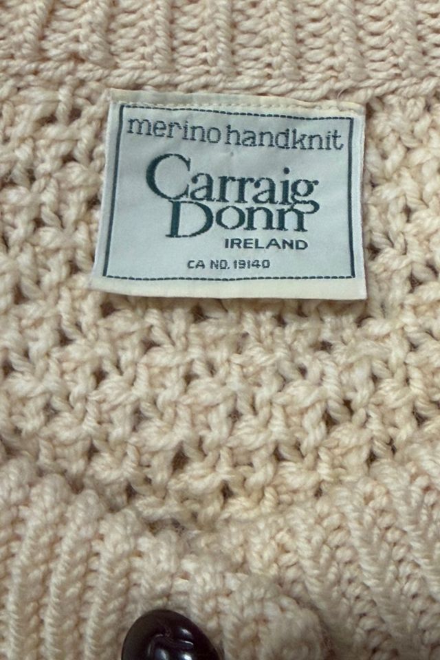 Vintage Handknit Fisherman Cardigan Selected By Ritual Vintage #2