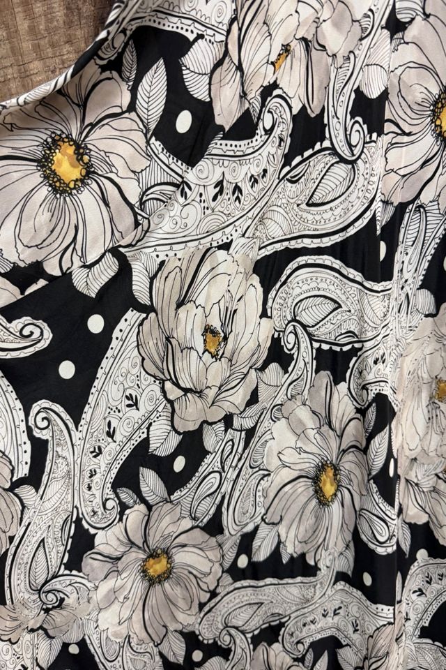 Y2K Johnny Was Silk Gardenia Print Maxi Dress Selected By Ritual Vintage #2