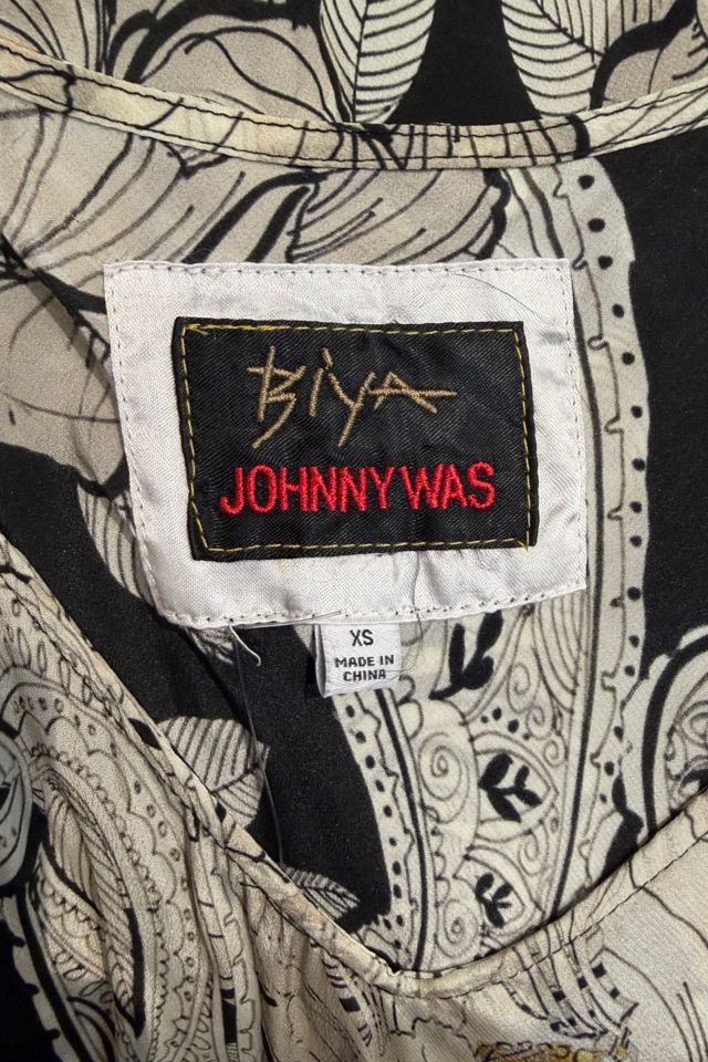 Y2K Johnny Was Silk Gardenia Print Maxi Dress Selected By Ritual Vintage #3