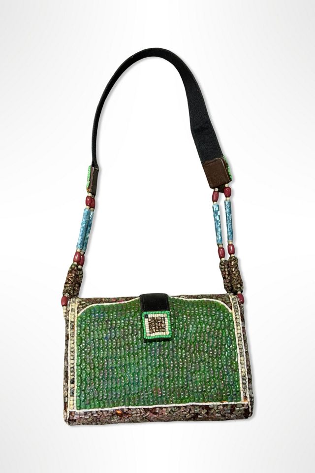 1990s Mary Frances Beaded Cabochon Box Bag Selected By Ritual Vintage #1
