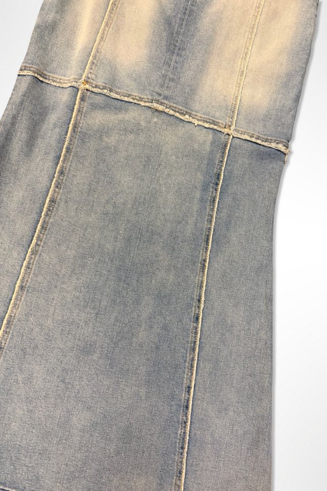 Vintage Reworked Denim Maxi Skirt By Re/Done Selected By Ritual Vintage #3