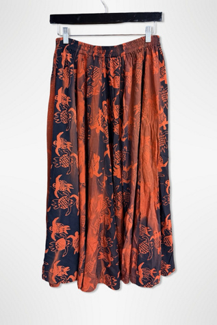 1990s Tienda Ho Sea Turtle Print Skirt Selected By Ritual Vintage