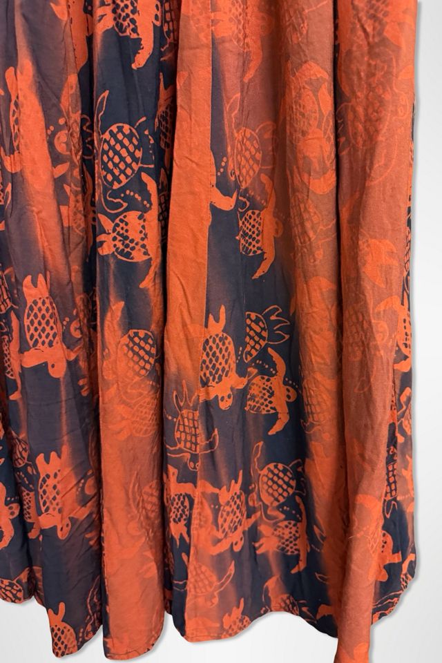 1990s Tienda Ho Sea Turtle Print Skirt Selected By Ritual Vintage #3