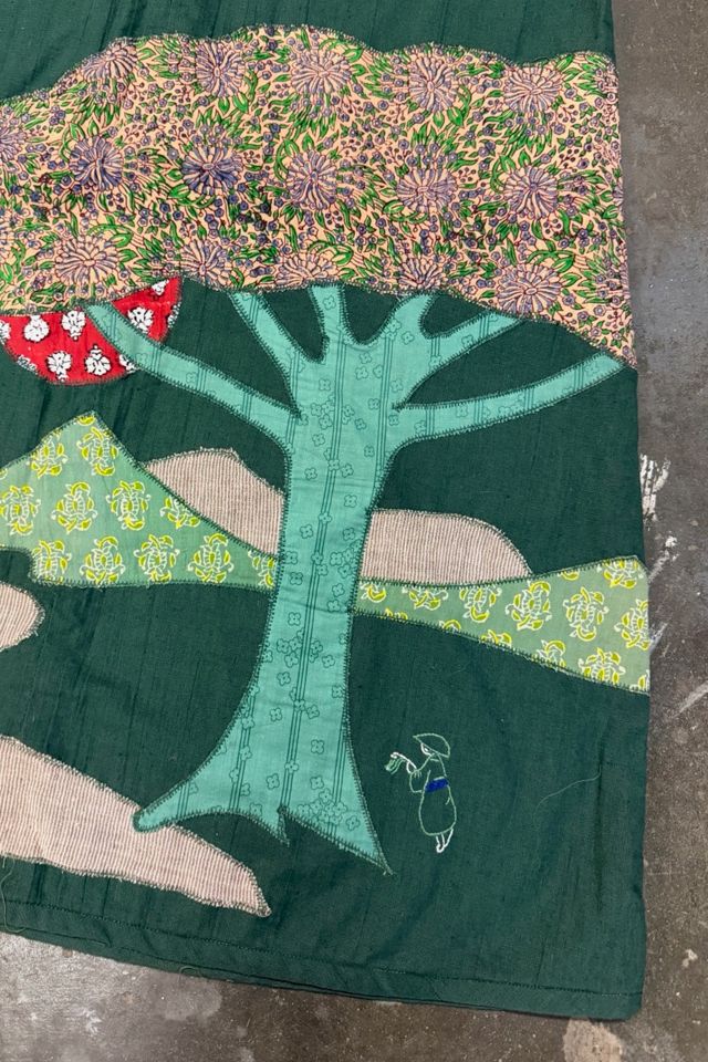 1970s Folk Art Tree Landscape Maxi Skirt Selected By Ritual Vintage #2