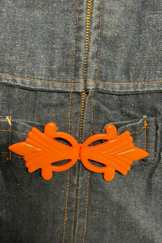 970s Denim Romper With Deco Buckle Selected By Ritual Vintage #2