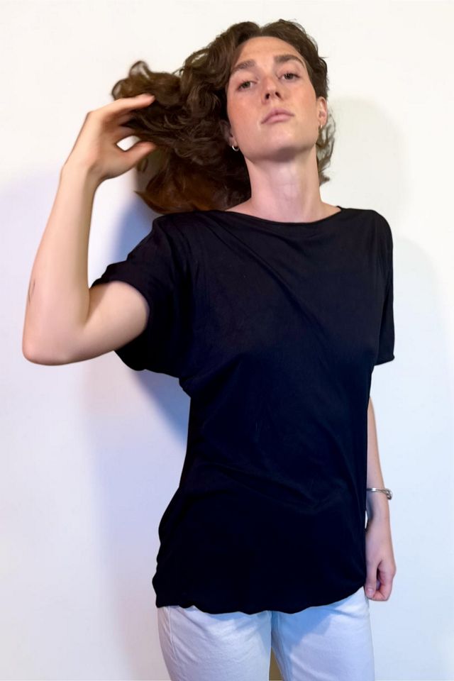 1980s Ungaro Draped Cowl Back Blouse Selected by Personal Choice #1