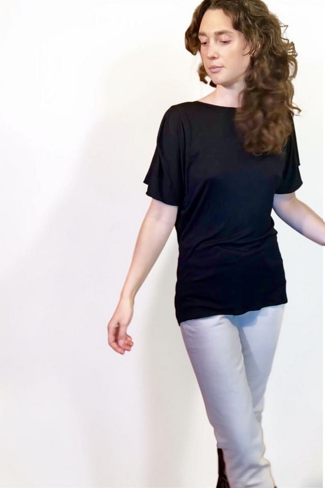 1980s Ungaro Draped Cowl Back Blouse Selected by Personal Choice #3
