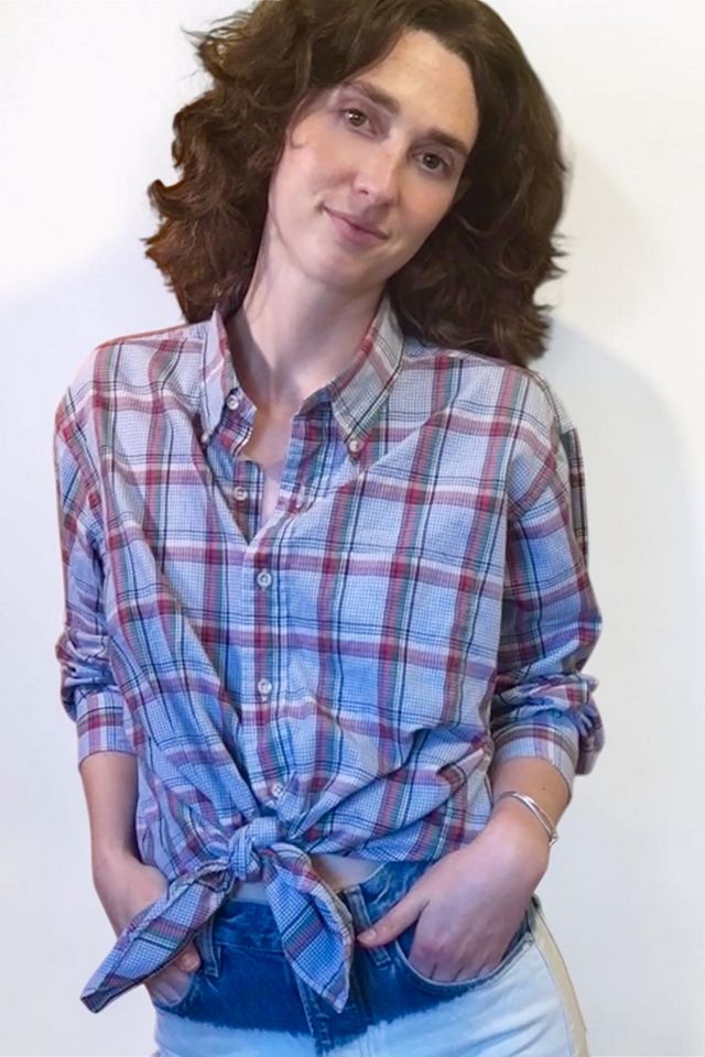 1980s Chaps Ralph Lauren Plaid Button Up Shirt Selected by Personal Choice #2