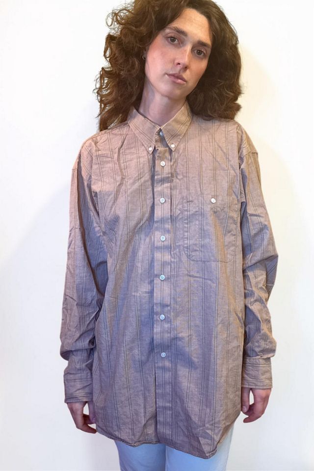 1980s Chaps Ralph Lauren Striped Button Up Selected by Personal Choice #1