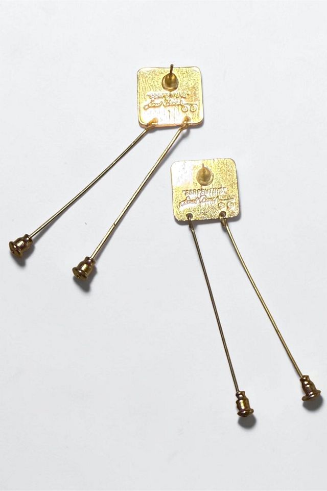 Vintage Earrings Assembled with Laurel Burch Parts Selected by Personal Choice #1