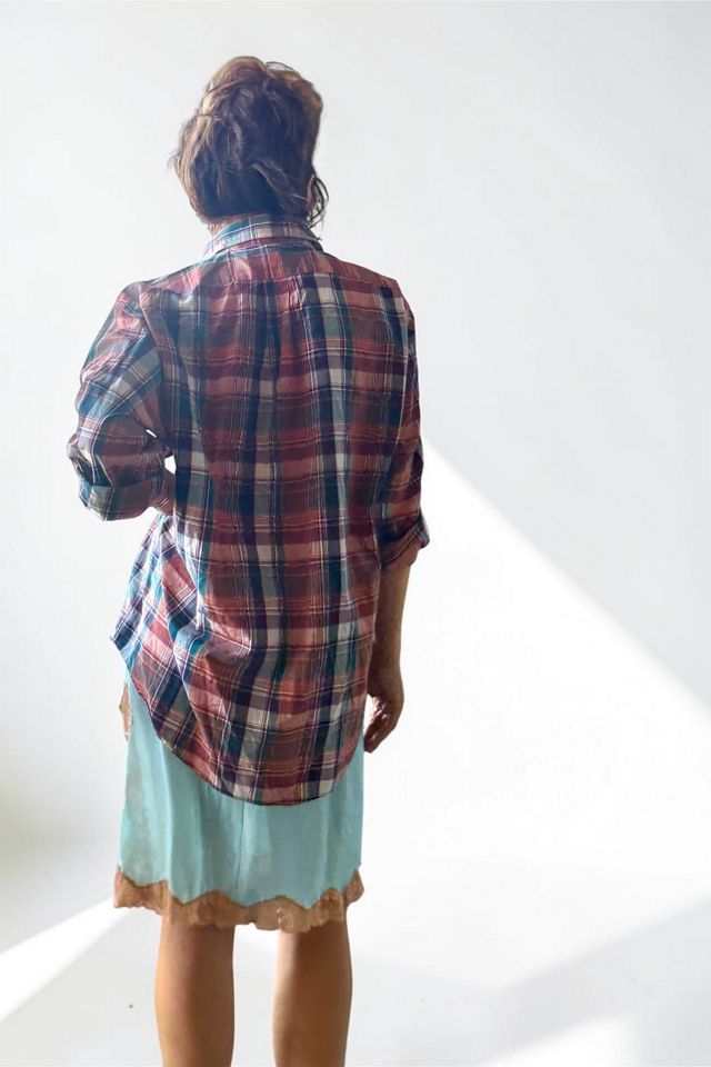 1980s Chaps Ralph Lauren Plaid Button Up Selected by Personal Choice #1