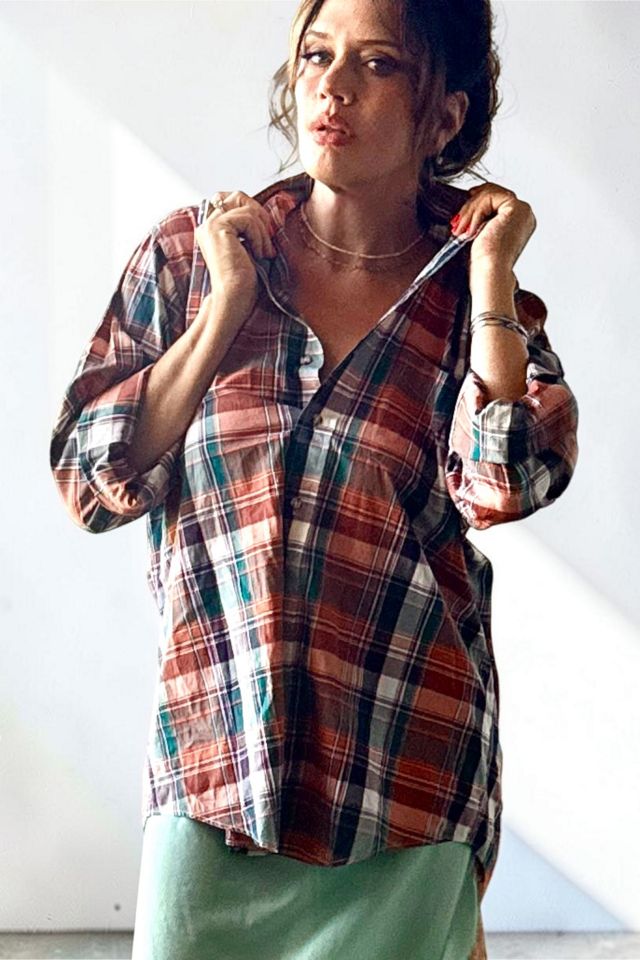 1980s Chaps Ralph Lauren Plaid Button Up Selected by Personal Choice #2
