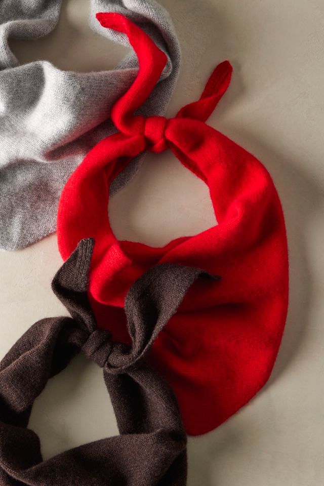 Cashmere Triangle Scarf #4