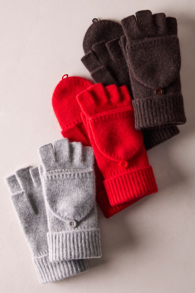 Cashmere Convertible Mittens #3