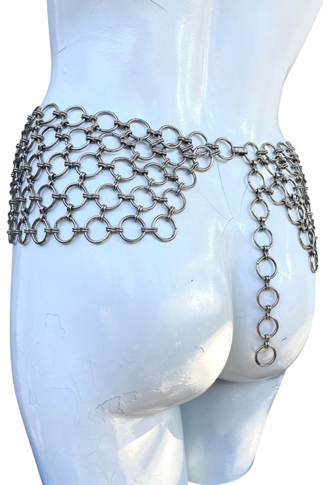 Vintage Silver Chain Maille Belt Selected By Ankh By Racquel #3