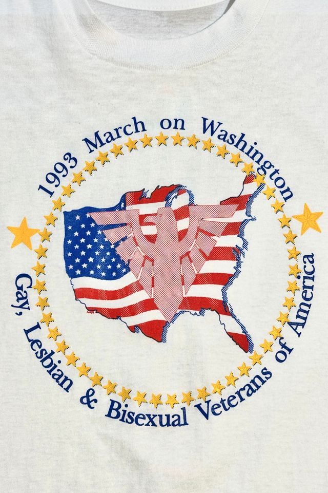 Vintage 1993 March on Washington T-shirt Selected By Ankh By Racquel #1