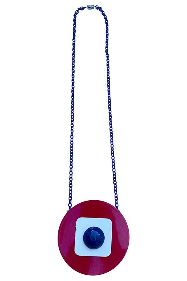 Mod Red, White And Blue Necklace Selected By Ankh By Racquel #1