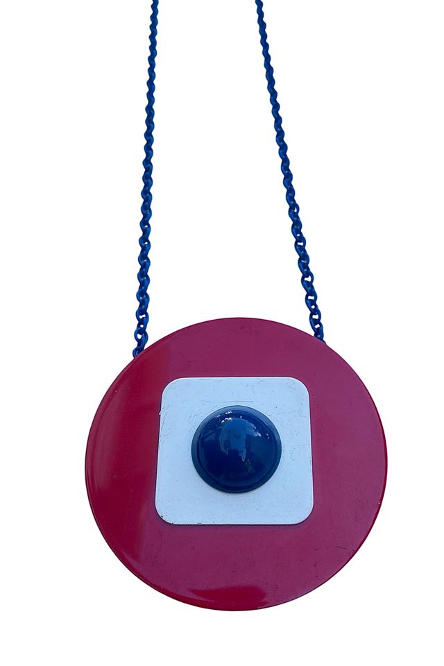 Mod Red, White And Blue Necklace Selected By Ankh By Racquel #2