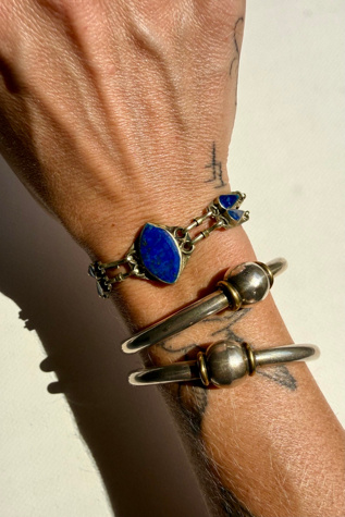 Lapis Lazuli Double Chain Bracelet Selected by Wax Plant