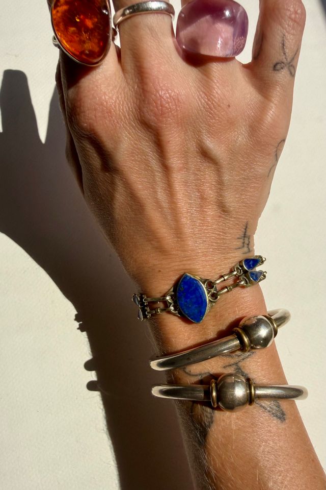 Lapis Lazuli Double Chain Bracelet Selected by Wax Plant #2