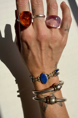 Sterling Silver Bangle Bracelet Set Selected by Wax Plant