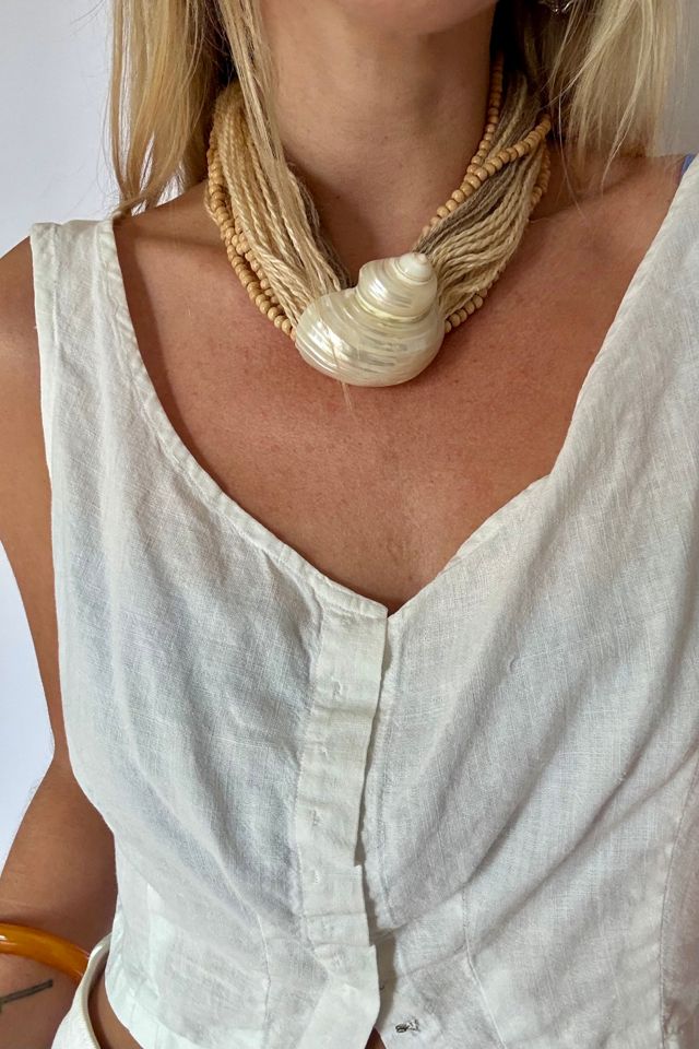 Statement Shell Necklace Selected by Wax Plant #2