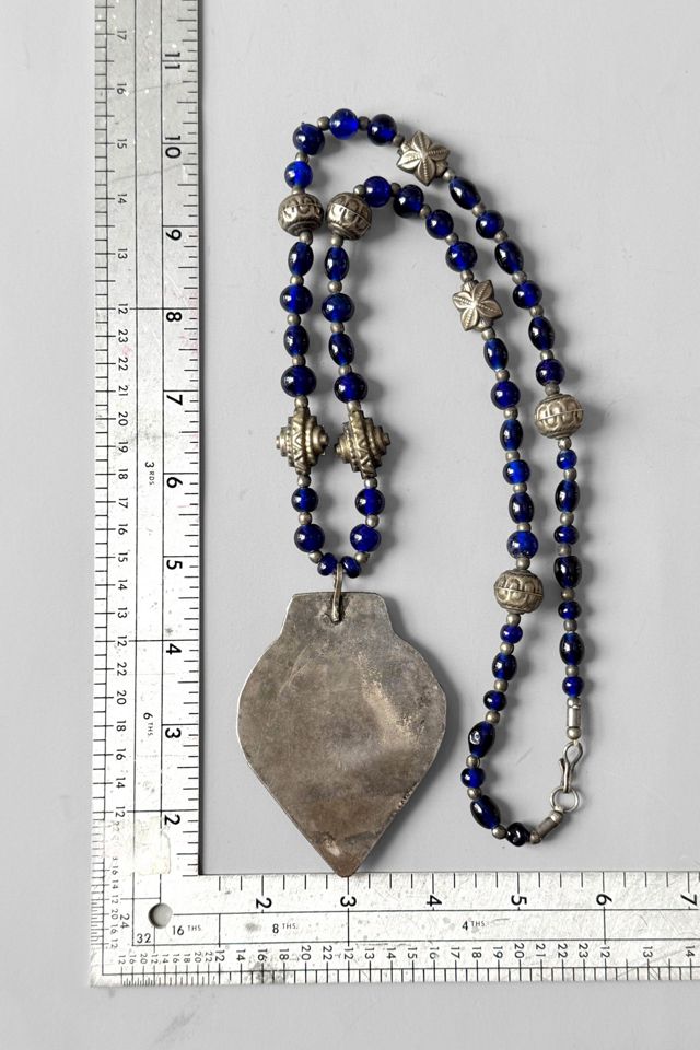 Vintage Glass Bead Amulet Necklace Selected By MARMALADE #3