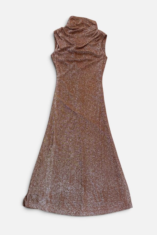 70s Metallic Knit Maxi Dress Selected By MARMALADE #2