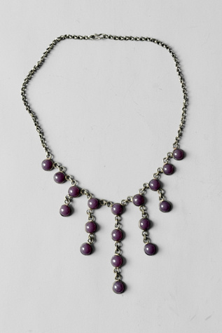 Vintage Glass Droplets Bib Necklace Selected By MARMALADE