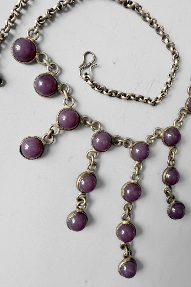 Vintage Glass Droplets Bib Necklace Selected By MARMALADE #1