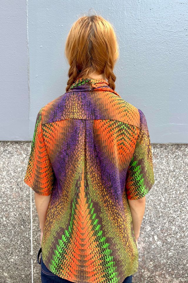 Vintage 90’s Missoni Silk Print Blouse Selected by Nomad Vintage #1