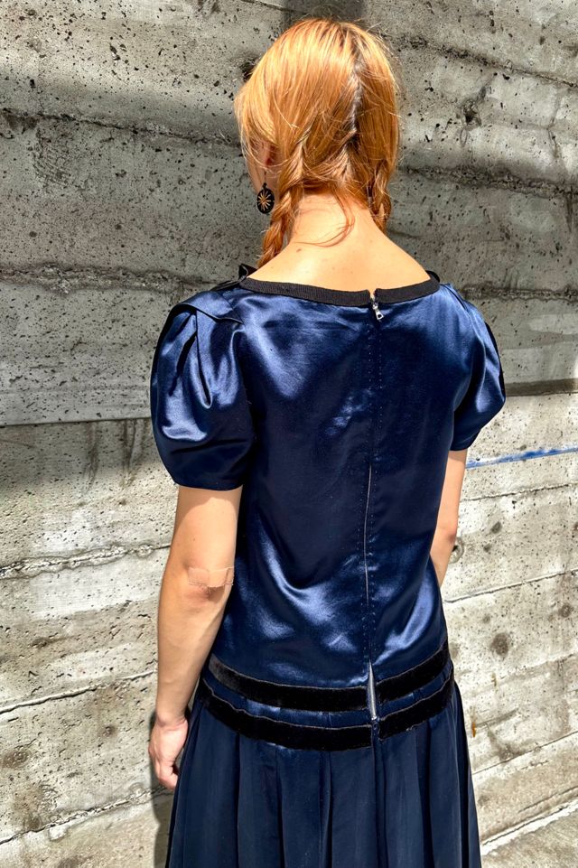 Vintage Marc Jacobs Satin Drop Waist Dress Selected by Nomad Vintage #1
