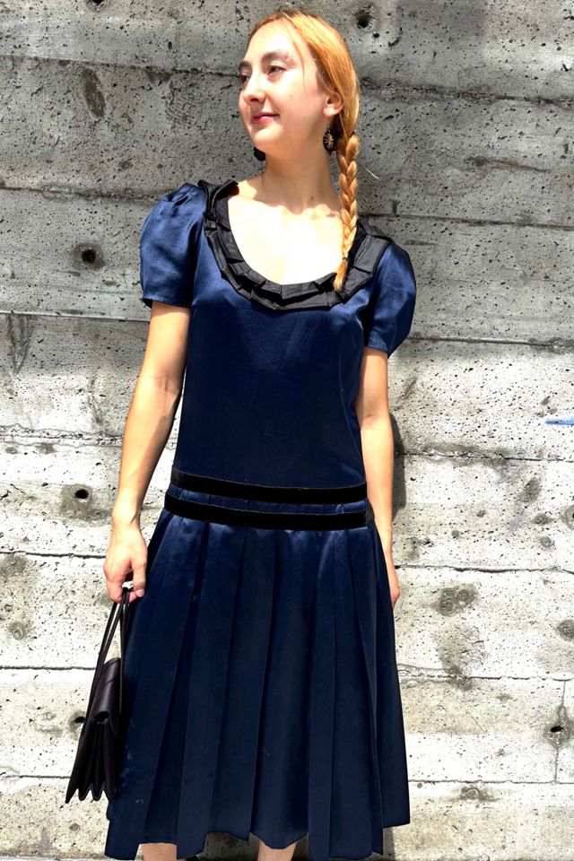 Vintage Marc Jacobs Satin Drop Waist Dress Selected by Nomad Vintage #2