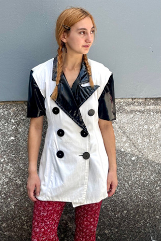1980’s Statement Contrast Jacket Selected by Nomad Vintage