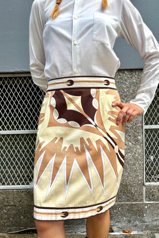 Vintage Emilio Pucci Printed Mini Skirt Selected by Nomad Vintage