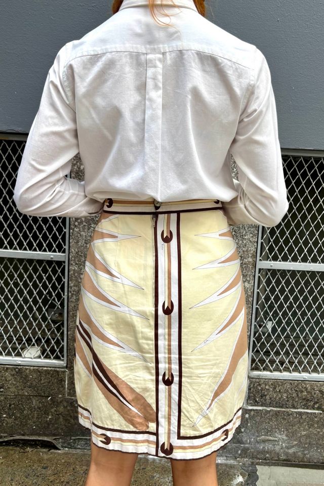 Vintage Emilio Pucci Printed Mini Skirt Selected by Nomad Vintage #1