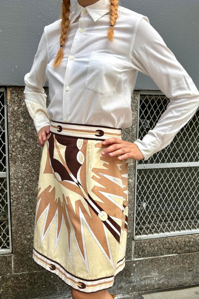 Vintage Emilio Pucci Printed Mini Skirt Selected by Nomad Vintage #3