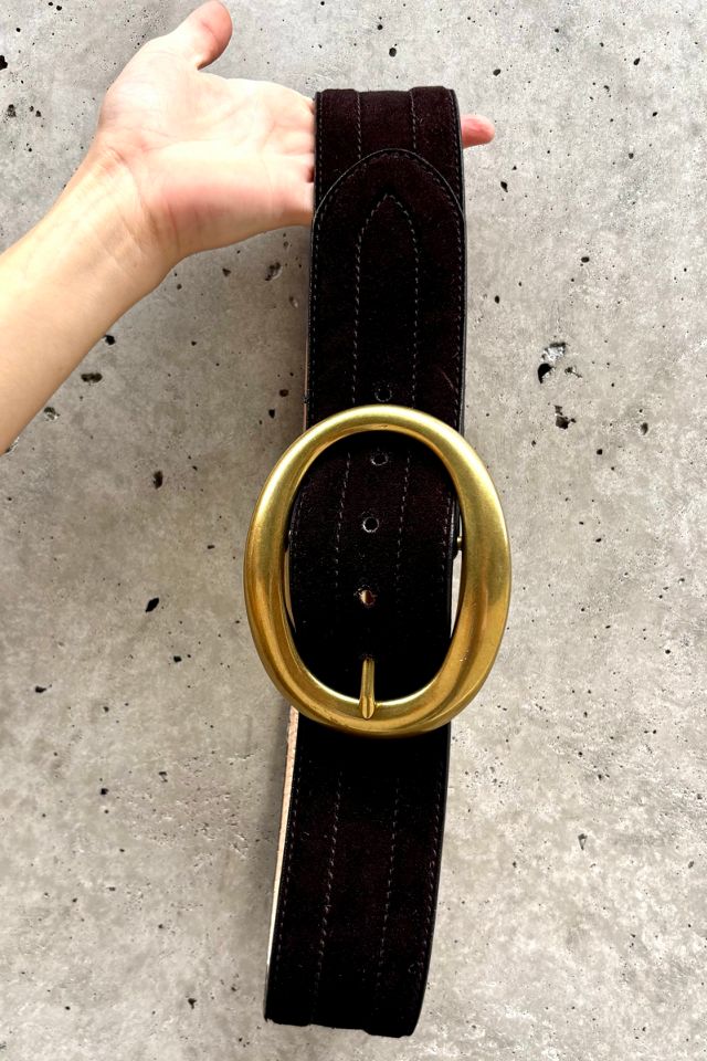 Vintage Oversized Classic Leather Belt Selected by Nomad Vintage #1