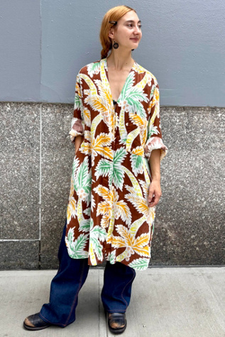 Vintage Rachel Comey Print Beach Cover Up Selected by Nomad Vintage