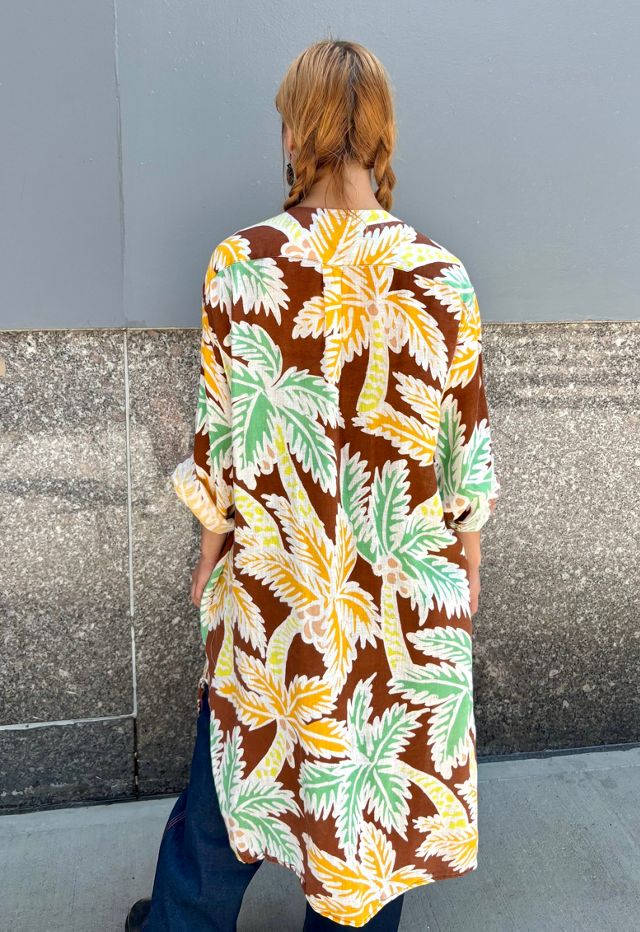Vintage Rachel Comey Print Beach Cover Up Selected by Nomad Vintage #1