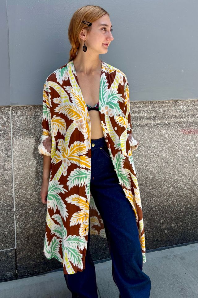 Vintage Rachel Comey Print Beach Cover Up Selected by Nomad Vintage #2