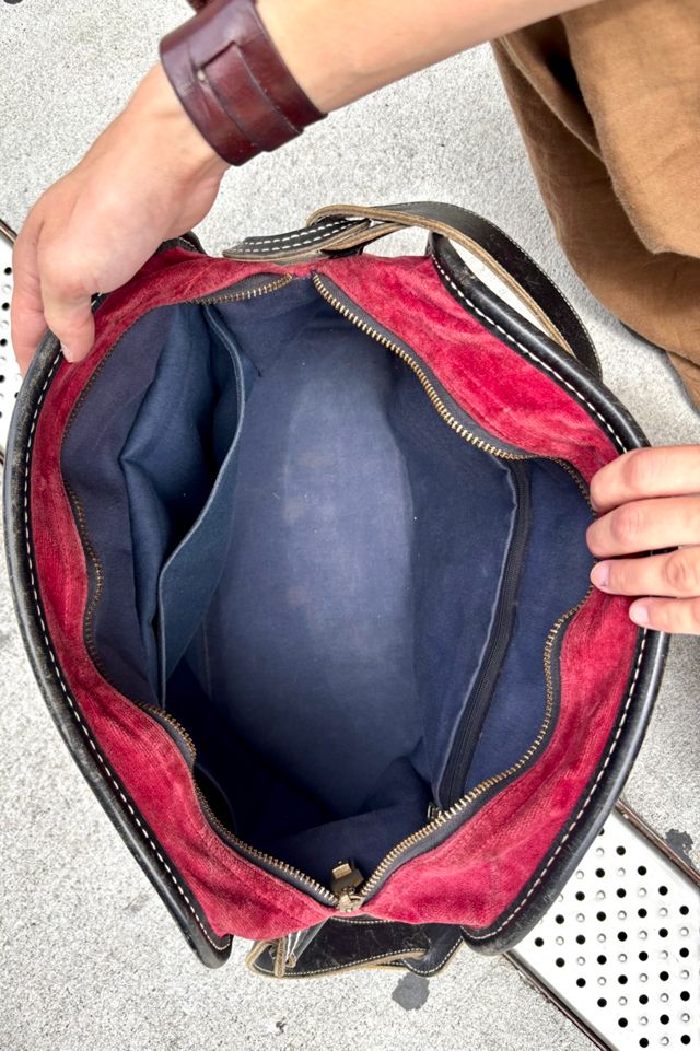 Vintage 1960’s Neiman Marcus Velvet Small Luggage Bag Selected by Nomad Vintage #3