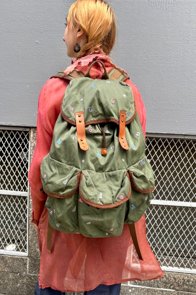 Vintage Tsumori Chisato Embroidered Drawstring Backpack Selected by Nomad Vintage #2