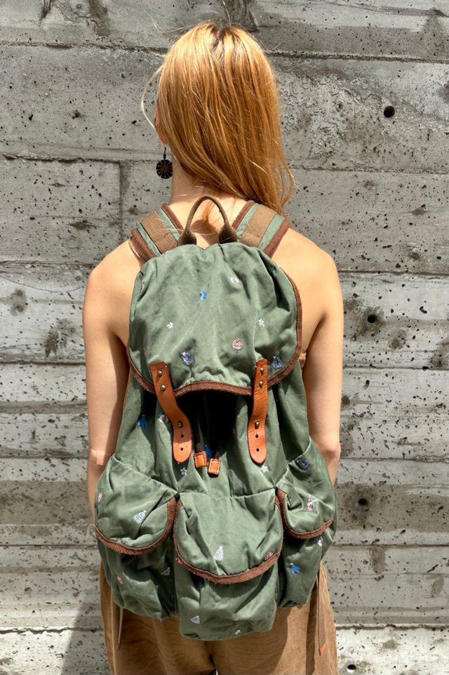 Vintage Tsumori Chisato Embroidered Drawstring Backpack Selected by Nomad Vintage #3