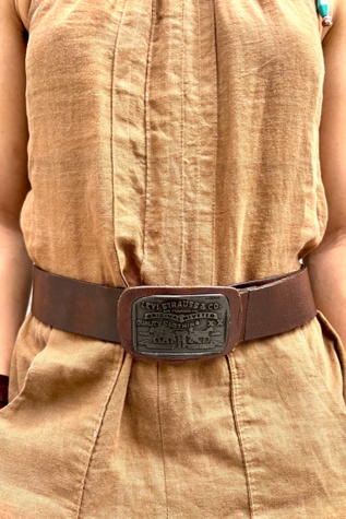 Vintage Levi’s’s Leather Belt Selected by Nomad Vintage